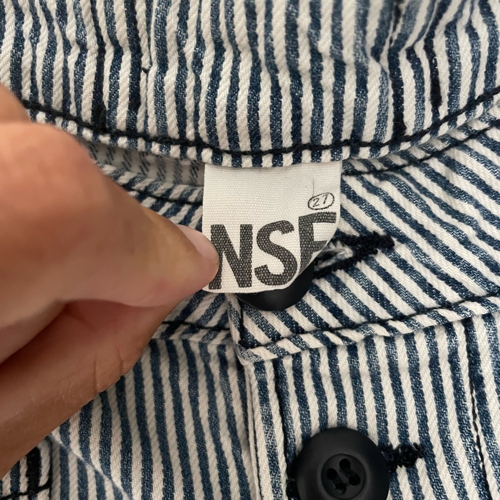 NSF cropped railroad pants